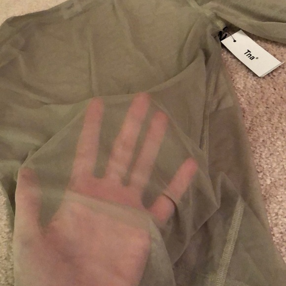 Green mesh TNA top - Picture 5 of 5